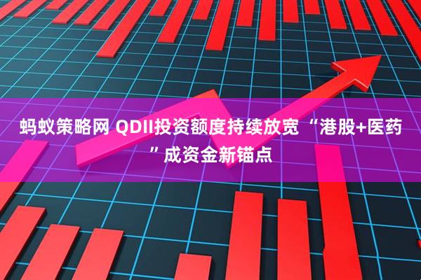 蚂蚁策略网 QDII投资额度持续放宽 “港股+医药”成资金新锚点